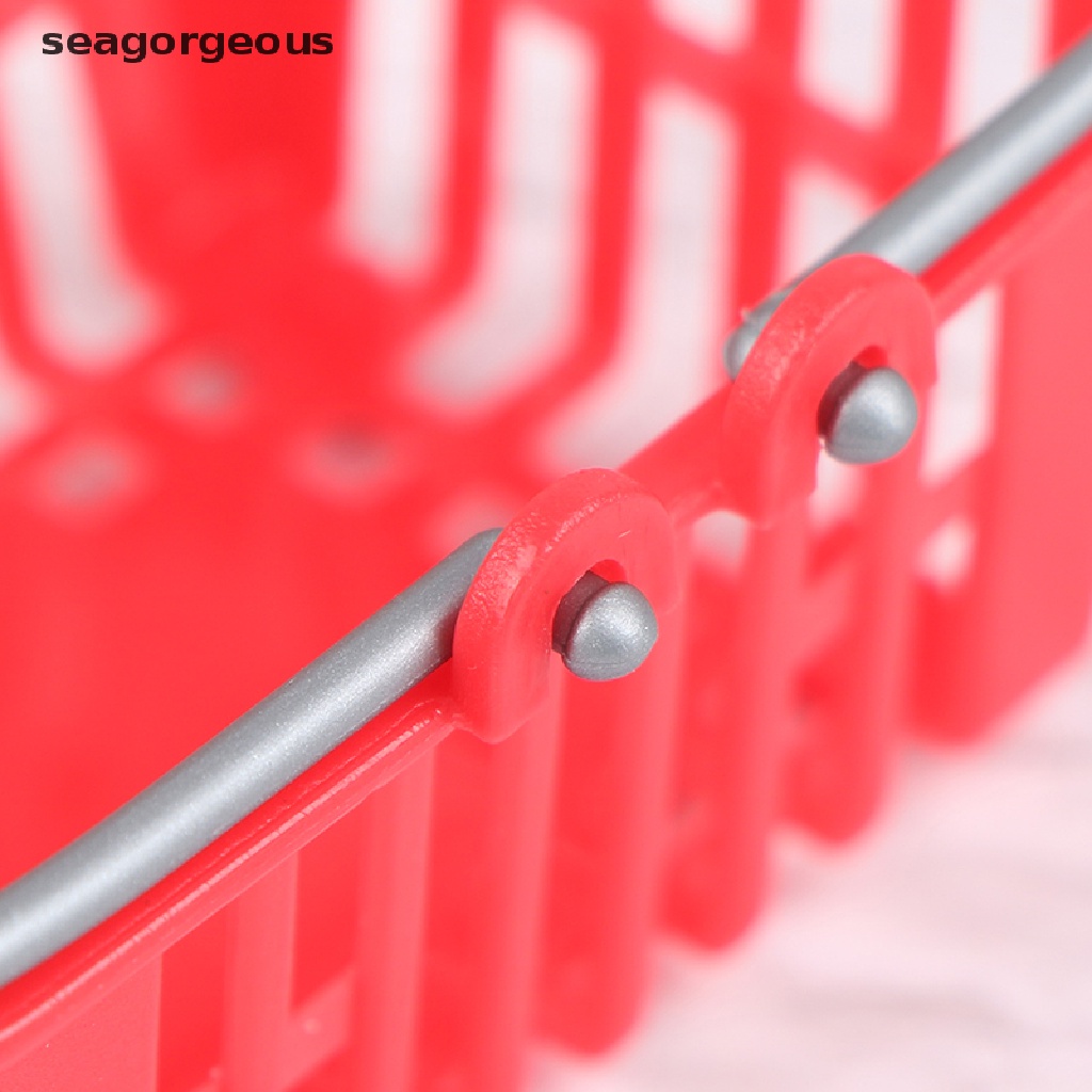 Sgmy Shopping Basket Toys Kids Mini Supermarket Shopping Hand Basket