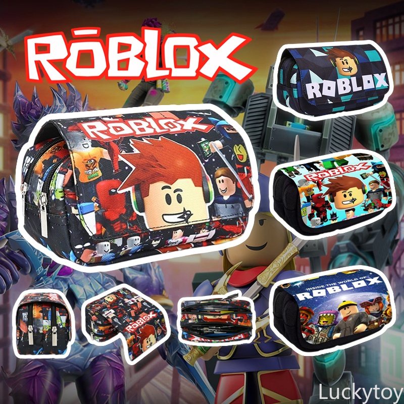 Roblox Pencil Case Children Cartoon Anime School Student Game Merchandise Boys Girls