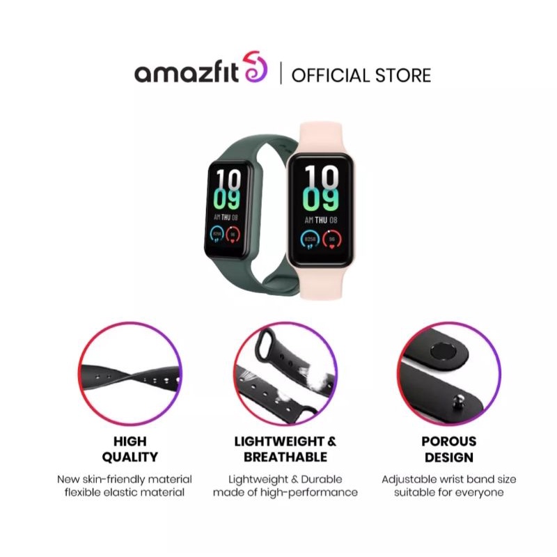 Bracelet TPE Pour Amazfit Band 7 - Bandeau De Montre Sport Multicolore - Unisexe