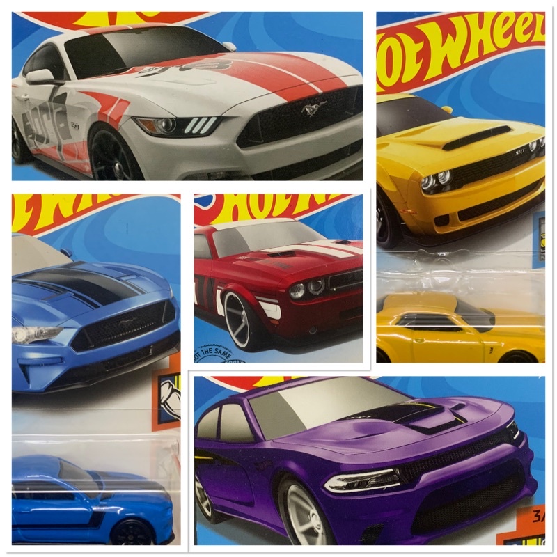 HOT WHEELS MODERN MUSCLE CARS MUSTANG DODGE | Shopee Malaysia