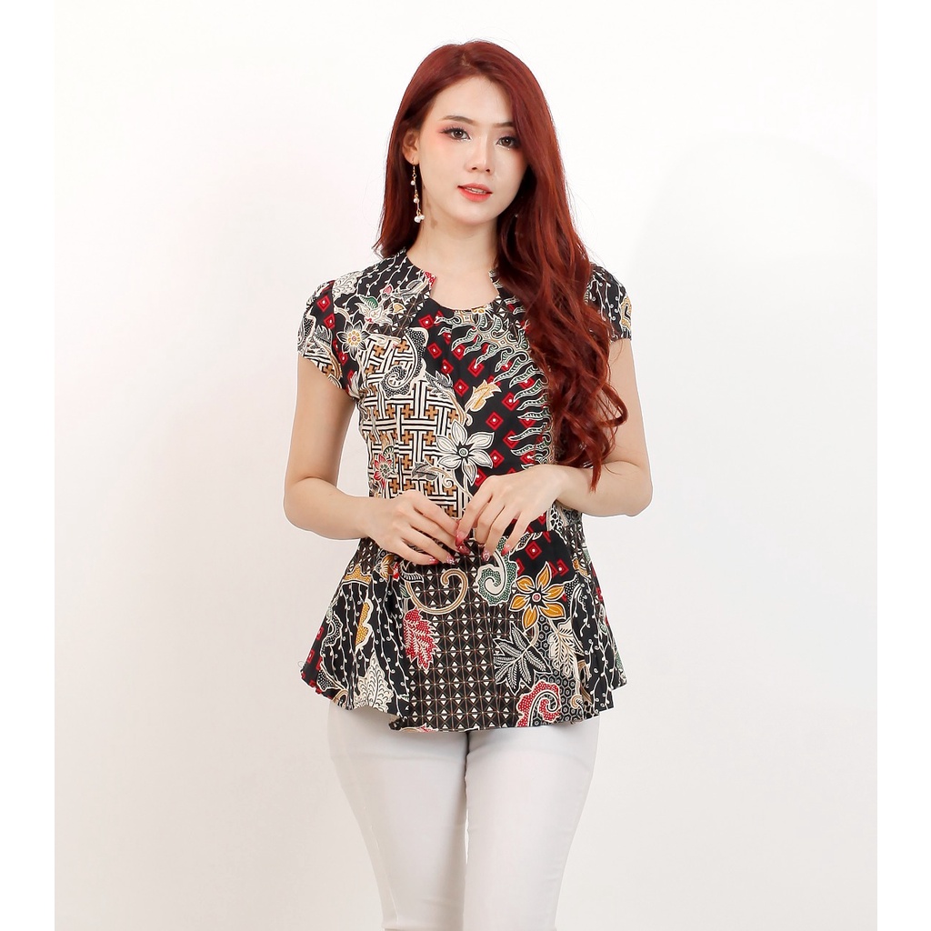 Women's BATIK Tops BATIK BLOUSE BATIK 315 | Shopee Malaysia