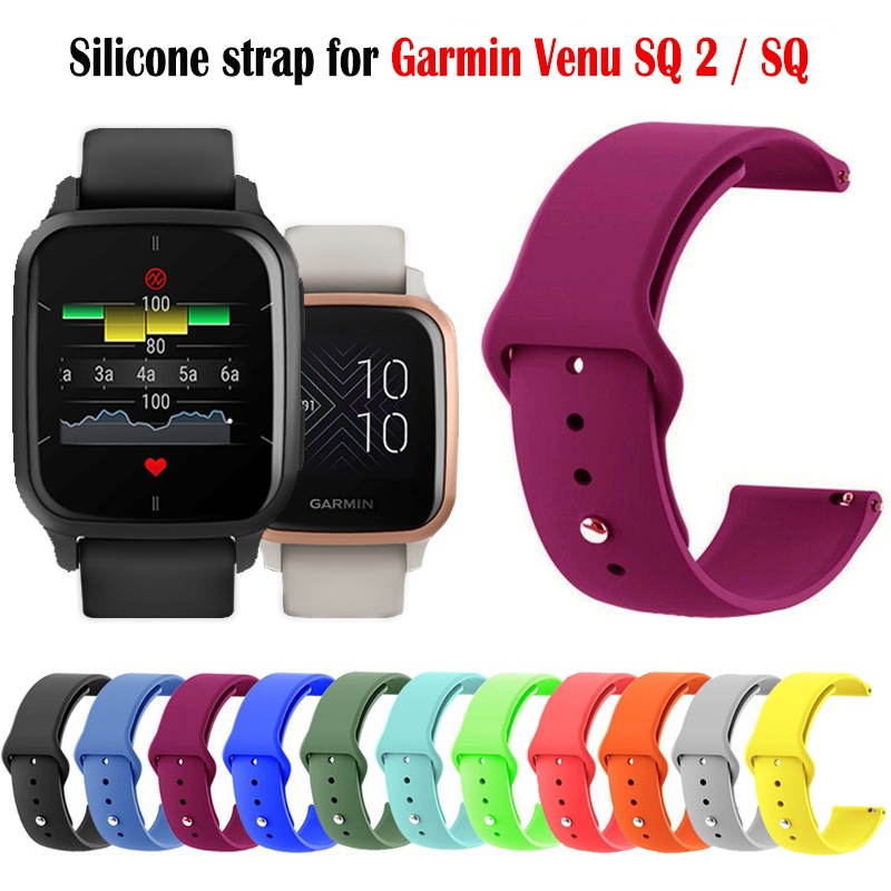 Garmin Venu Sq 2 music silicone watchbands for Garmin Venu Sq