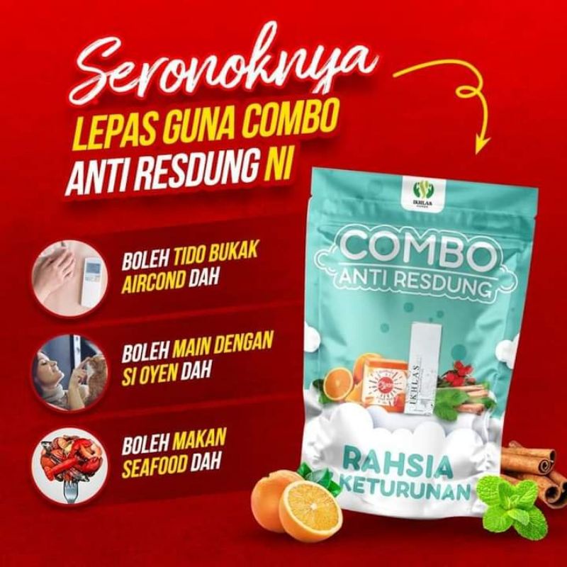 SET COMBO ANTI RESDUNG➕