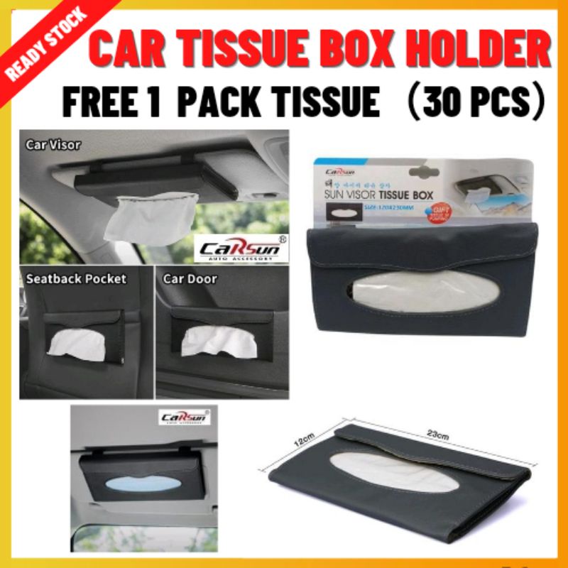car tissue box Kotak Kertas Tisu Kereta leather car tissue box holder