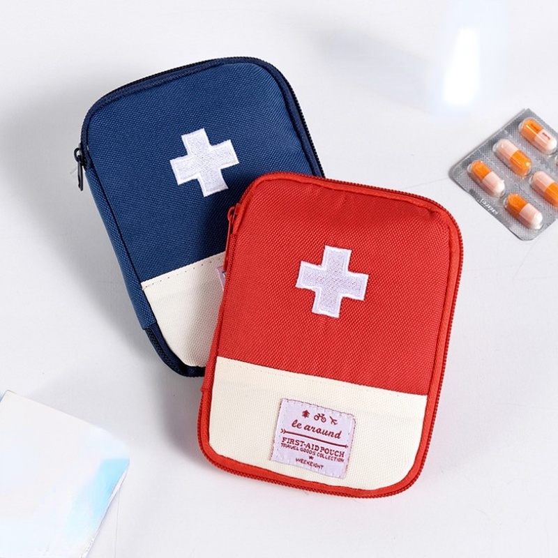 Portable First Aid Kit Emergency Medical Box Outdoor Travel Camping Equipment Oxford Cloth Medical Bag First Aid Drug Container