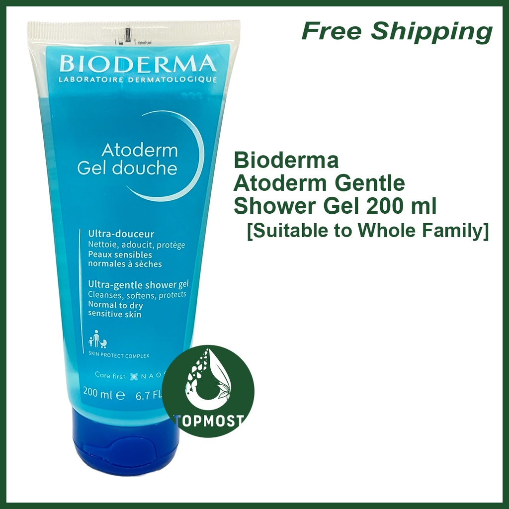 Bioderma Atoderm Gentle Shower Gel 200 ml [Suitable to Whole Family