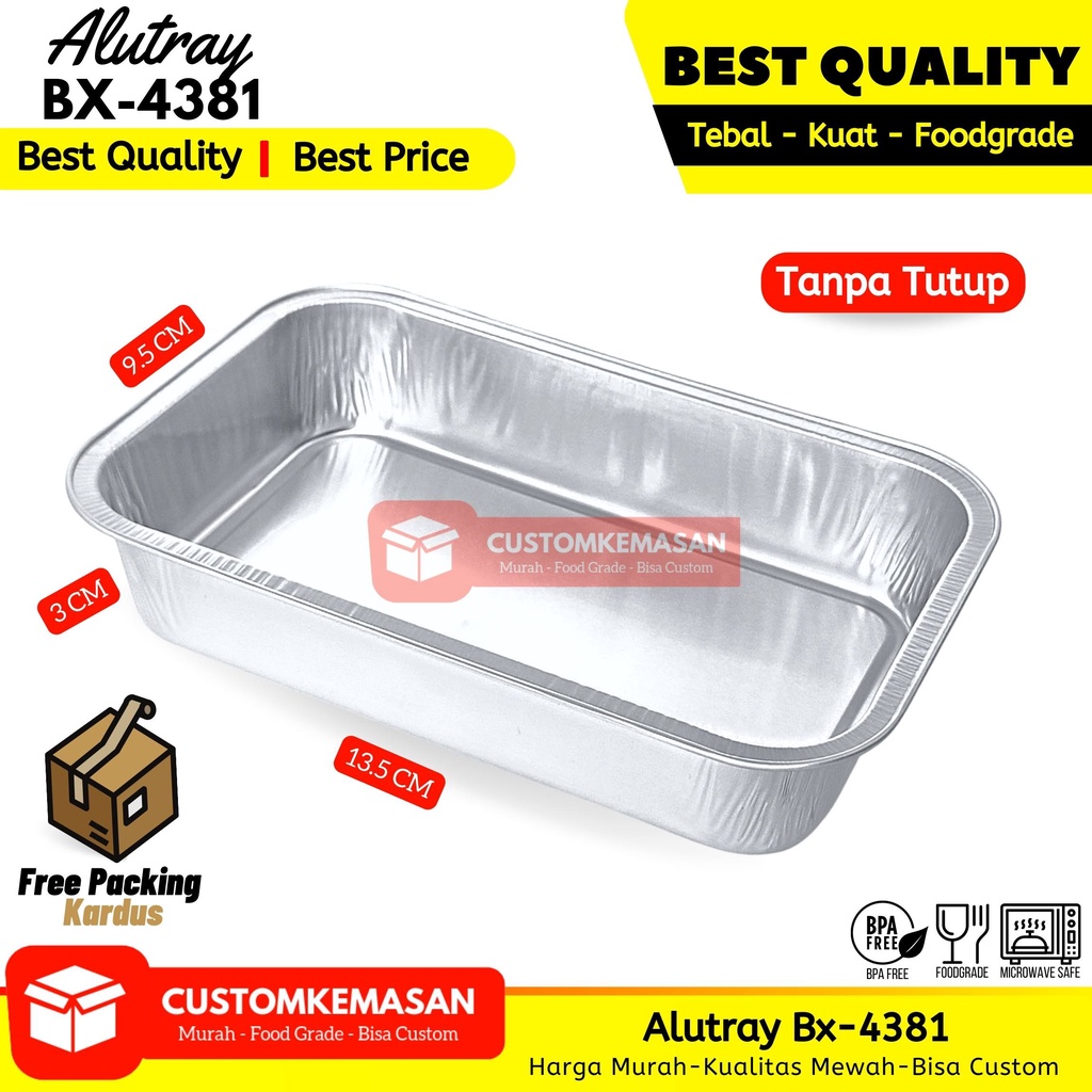 Aluminum Foil Tray AX350/Aluminum Foil Bx4381/Aluminum Foil/Aluminum Tray/Aluminum Foil