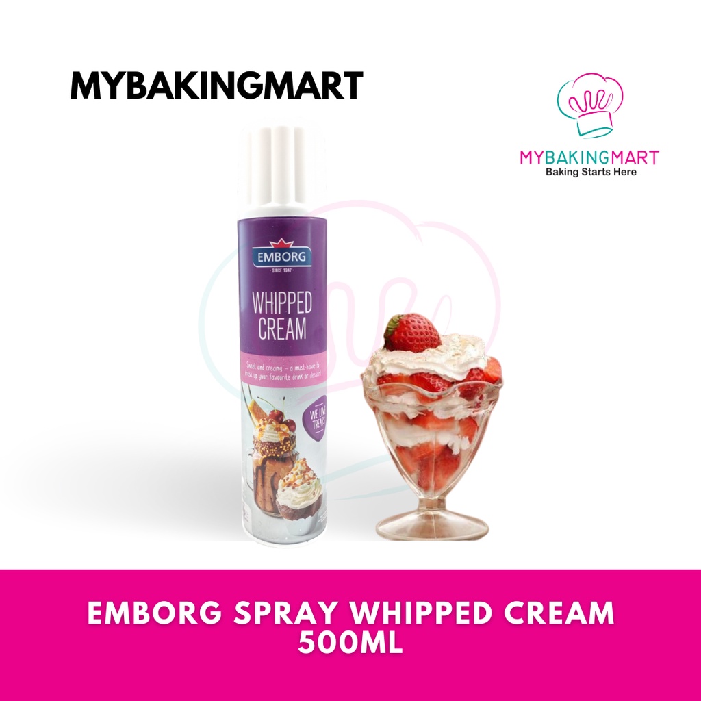 Mybakingmart Spray Whipped Cream 500ml (Semenanjung Only