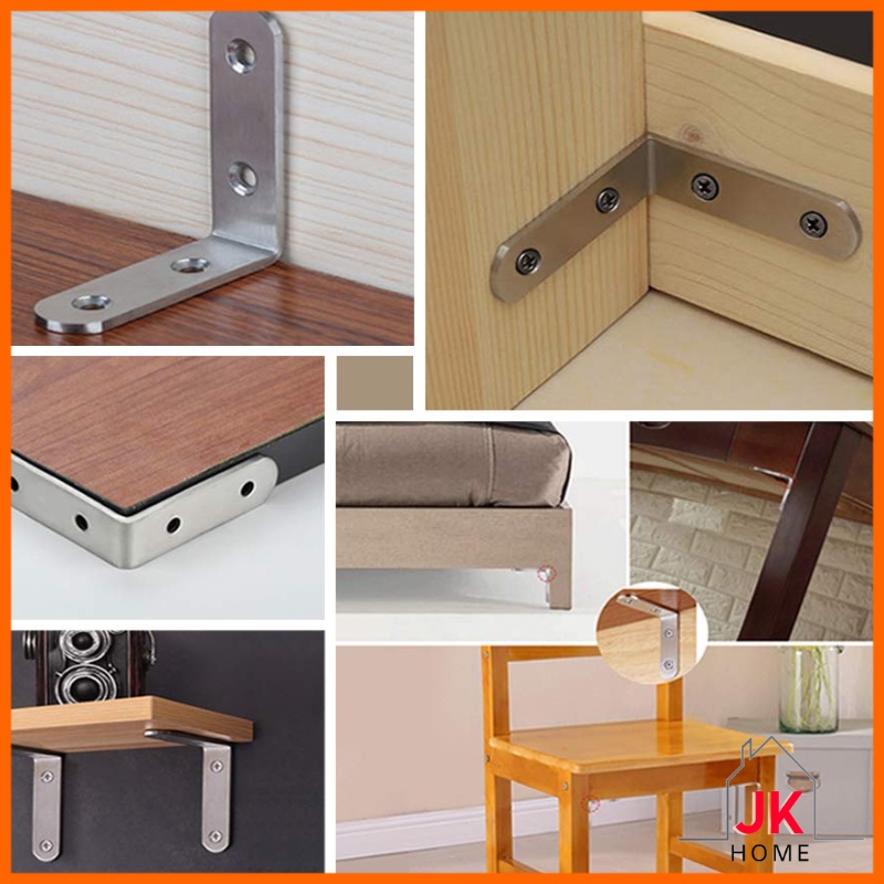 JK L Bracket Besar Stainless Steel L Bracket Angle Bracket Sesiku L Rak