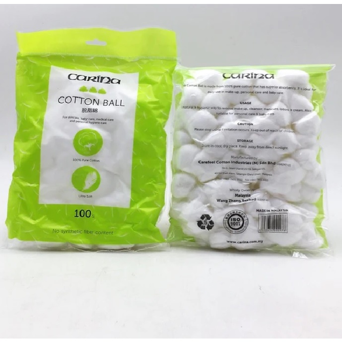 Carina Cotton Ball 100'S Shopee Malaysia
