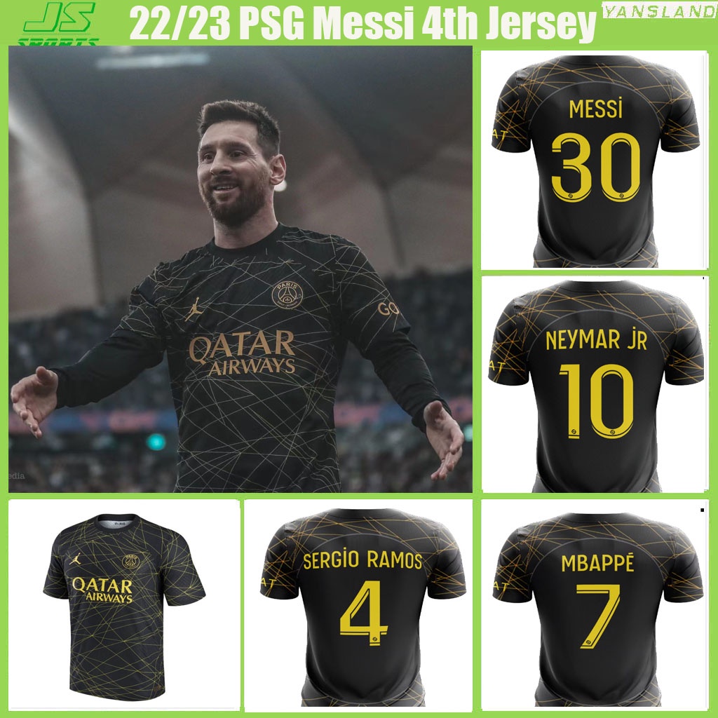 Lionel Messi Paris Saint-Germain Nike 2022/23 Away Breathe