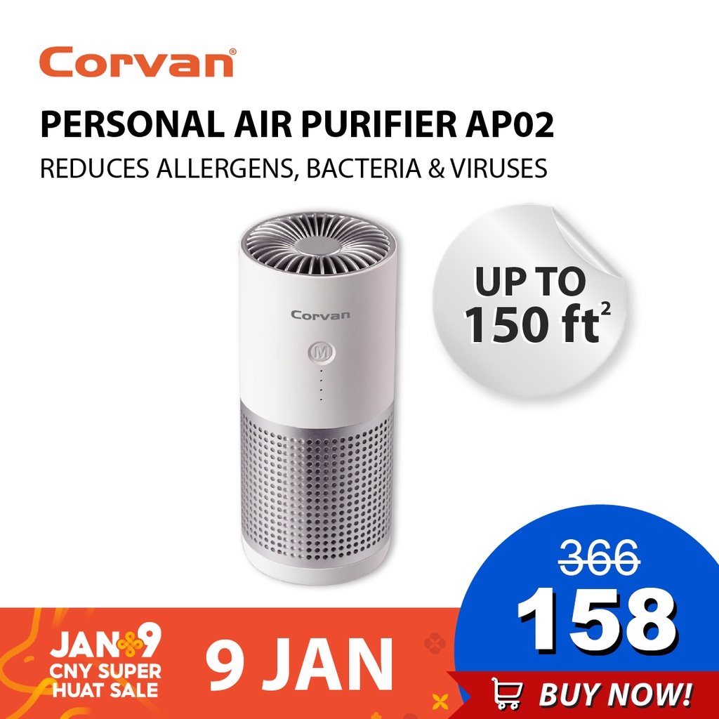 Corvan True HEPA H13 Personal Air Purifier AP02 Shopee Malaysia
