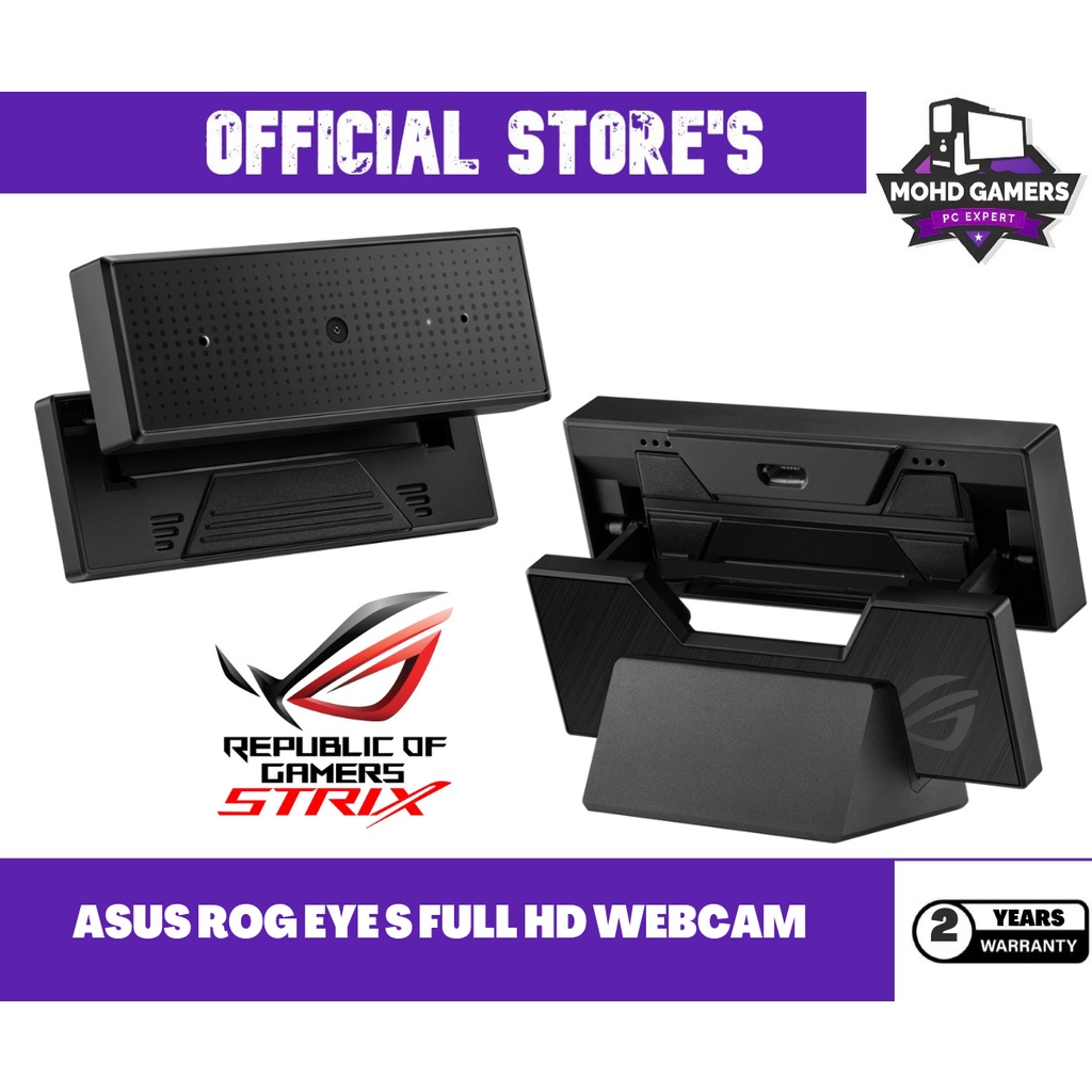 ASUS ROG EYE S FULL HD WEBCAM WITH MICROPHONE AI | Shopee Malaysia