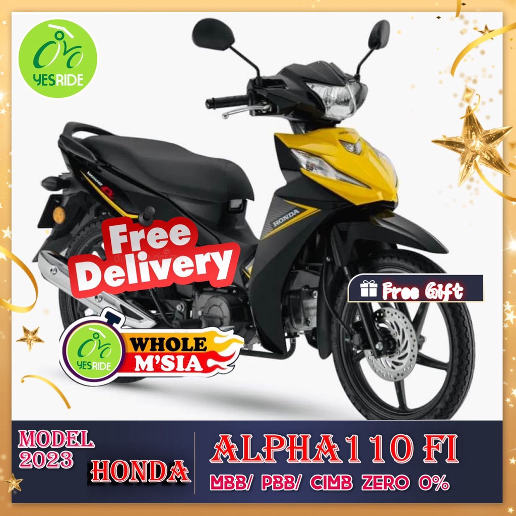 HONDA WAVE ALPHA 110 Fi 2023 or Old model 110 | Shopee Malaysia