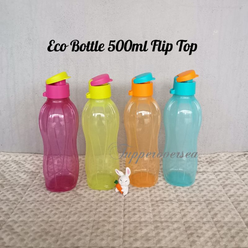 [ New Colour ] Tupperware Eco Bottle Fliptop Cap 500ml | Shopee Malaysia