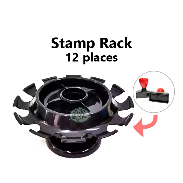 12 Places Rubber Stamp Rack Holder/Pemegang Chop/Rubber Stamp Rack
