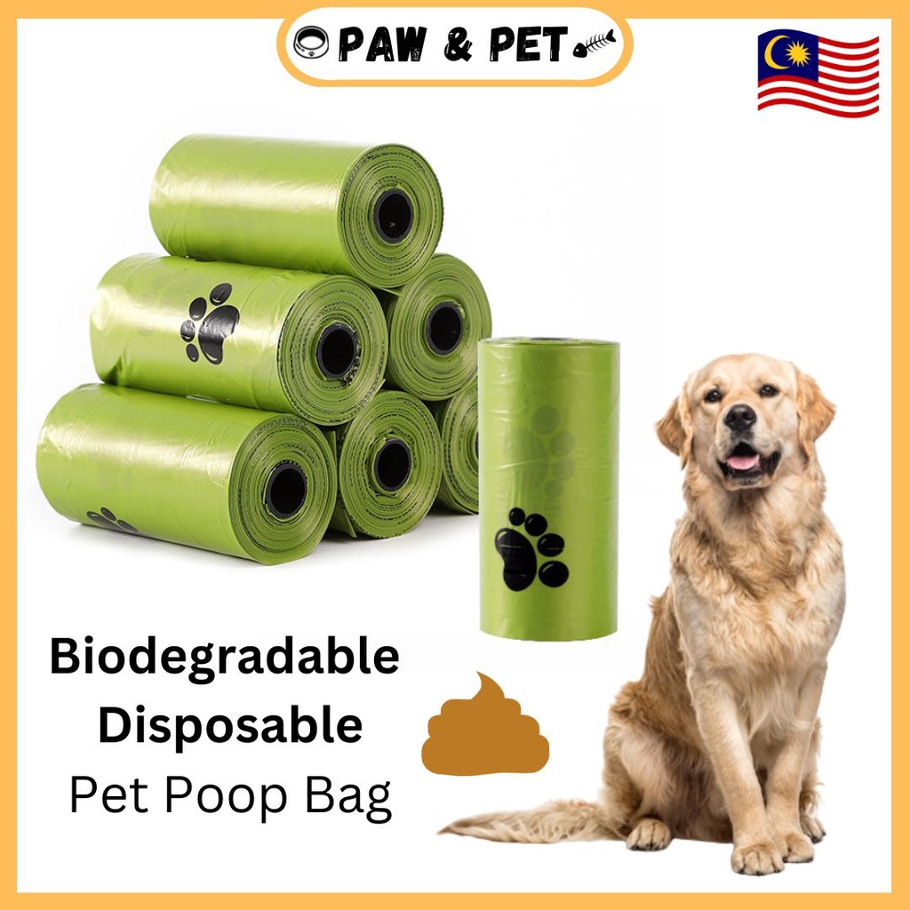 Pet Poop Bag Dog Cat Environmentally Friendly Disposable Poop Bag ...