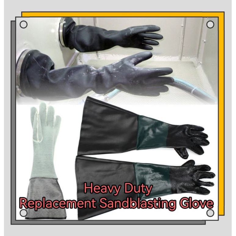 Heavy Duty Replacement Sandblasting Glove for Sand Blast Chamber