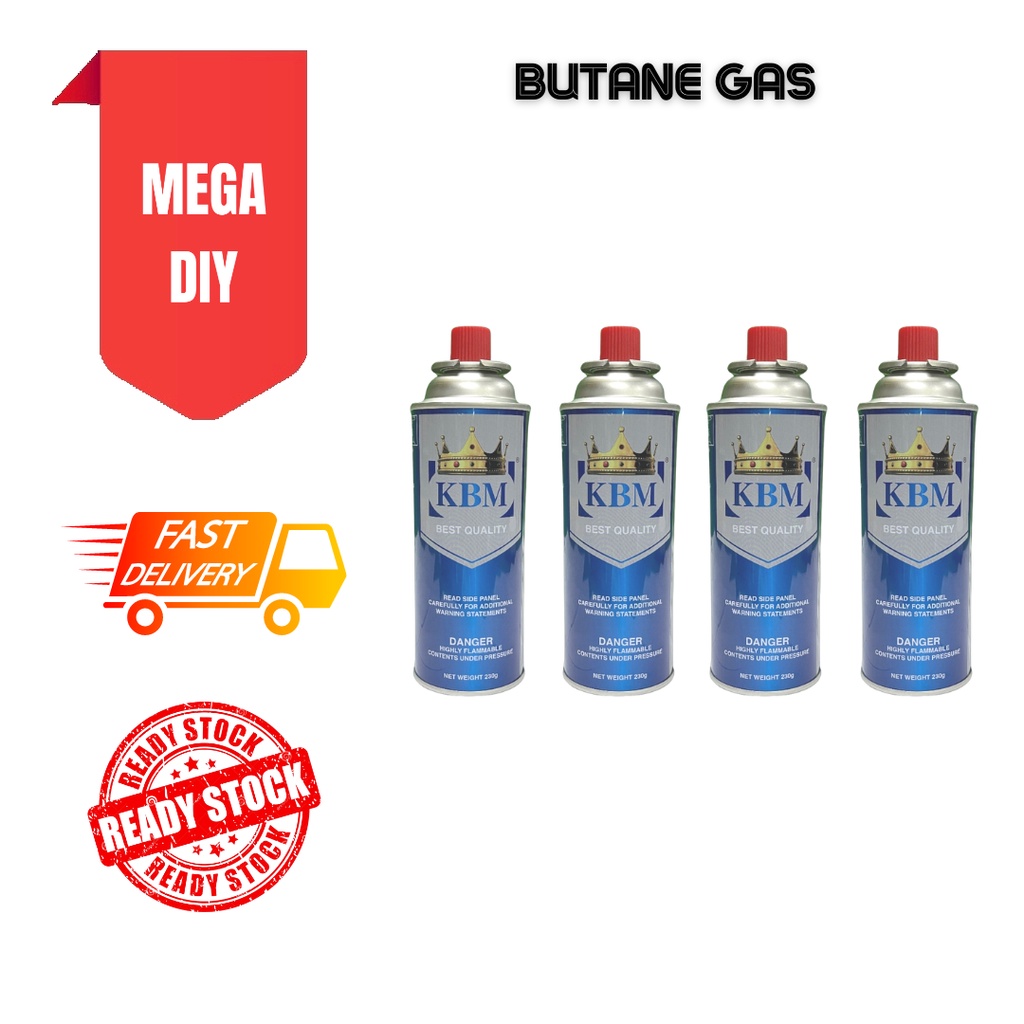 KBM Butane Gas Cartridge Made in Korea (230g) Shopee Malaysia