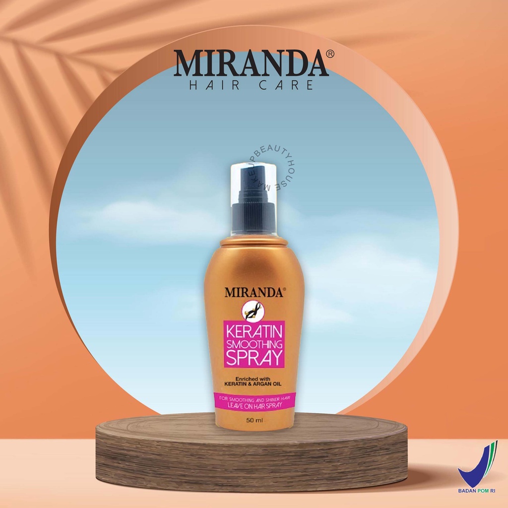 Miranda Keratin Smoothing Spray 50ml Hair Care/Hair Vitamins Shopee