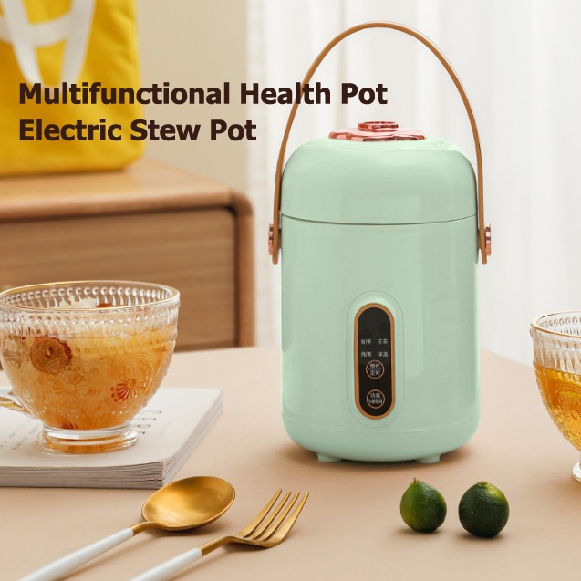 Electric stew pot multi-function portable kettle mini electric slow noodles rice cooker bowl