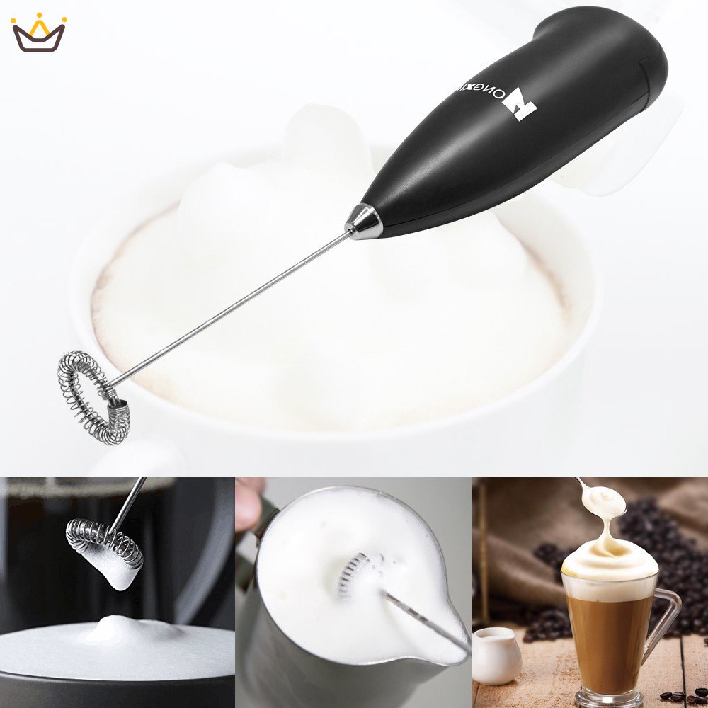 Mini Hand Mixer Electric Mini Milk Frother Coffee Mixer Stainless Blender Juice Whisk Frother Hand Drill Blender CRTYUE