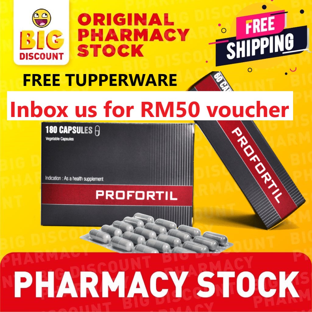 [FREE TUPPERWARE] PROFORTIL 180 Capsules / 60 Capsules - Improvement of ...