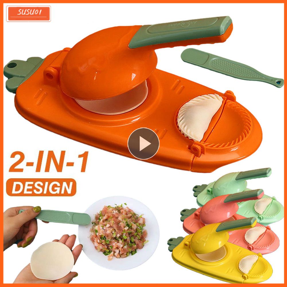 New multifunctional Dumpling Maker Wrapper Mold 2 In 1 Dumpling Maker Dough Pressing Tool Empanada Press Dumpling Skin Maker Kitchen Accessories