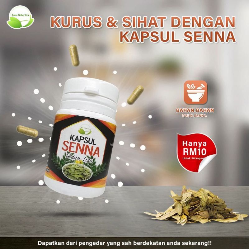 KAPSUL SENNA BIDAN LIZA | Shopee Malaysia