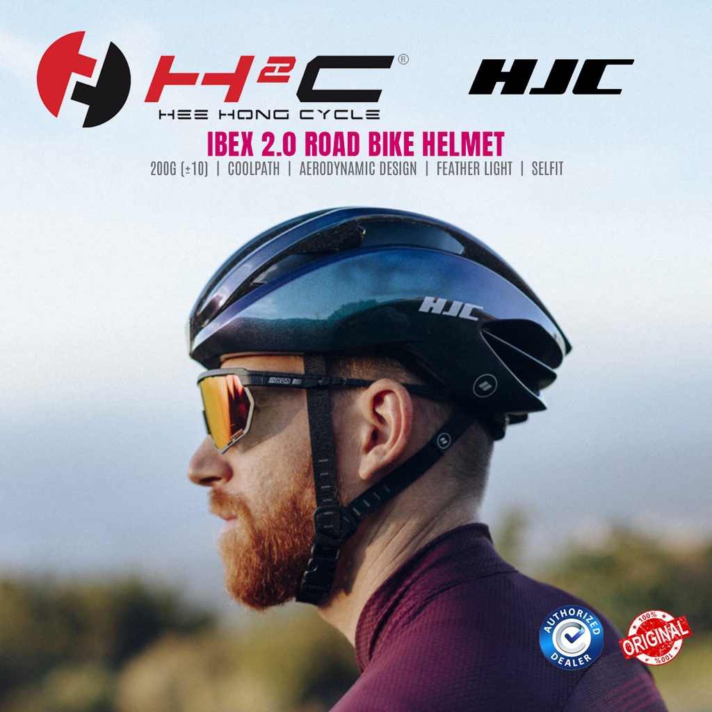 HJC IBEX 2.0 FEATHER LIGHT SELFIT ROAD BIKE HELMET