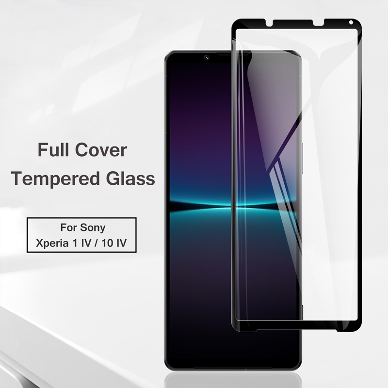 For Sony Xperia 1 10 5 IV 1IV 10IV 5IV IIII Full Cover Tempered Glass Screen Protector Explosion-proof Protection Film