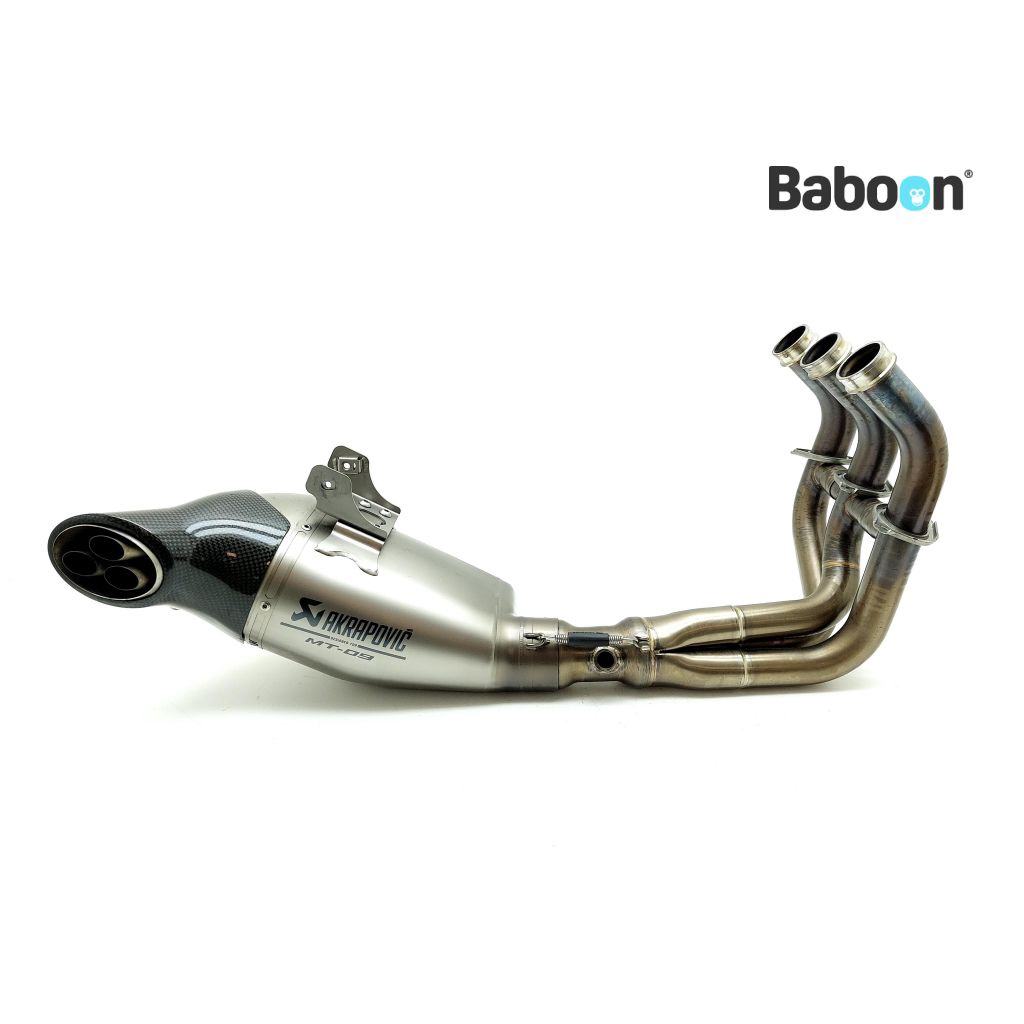 YAMAHA MT 09 AKRAPOVIC COMPLETE PERFORMANCE EXHAUST SYSTEM | Shopee ...