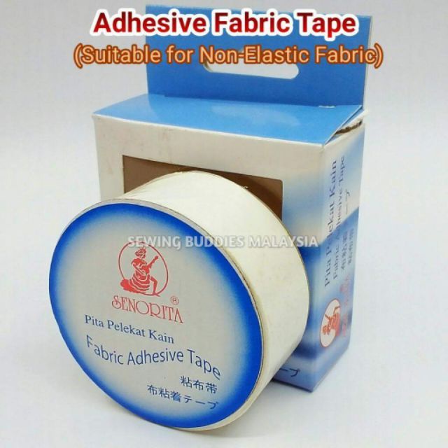Fabric Adhesive Tape Lencana Sekolah Senorita Pita Pelekat Kain (Fabric Adhesive Tape