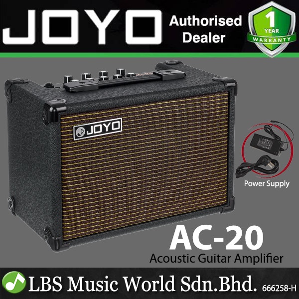 Joyo AC20 20W Acoustic Guitar Amp Portable Speaker Amplifier with DSP