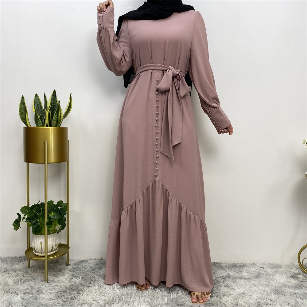 Ramadan Baju raya Dubai maxi dress Muslim abaya Muslimah Fashion women ...