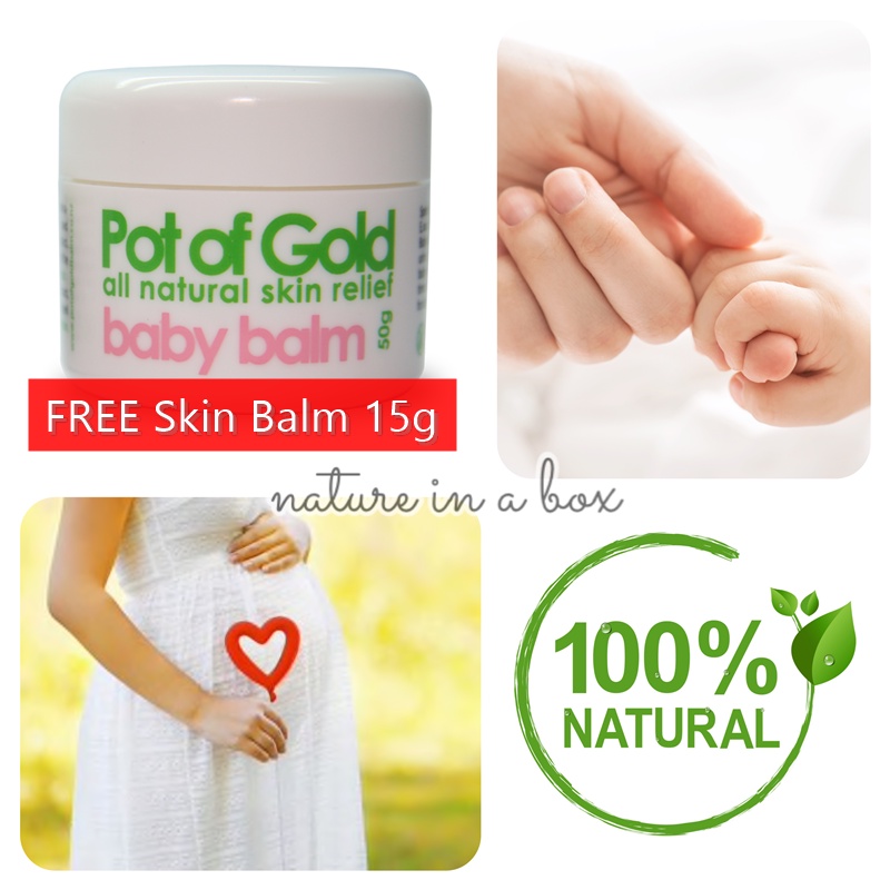 Pot of Gold Baby Balm 50g FREE Skin Balm 15g Shopee Malaysia
