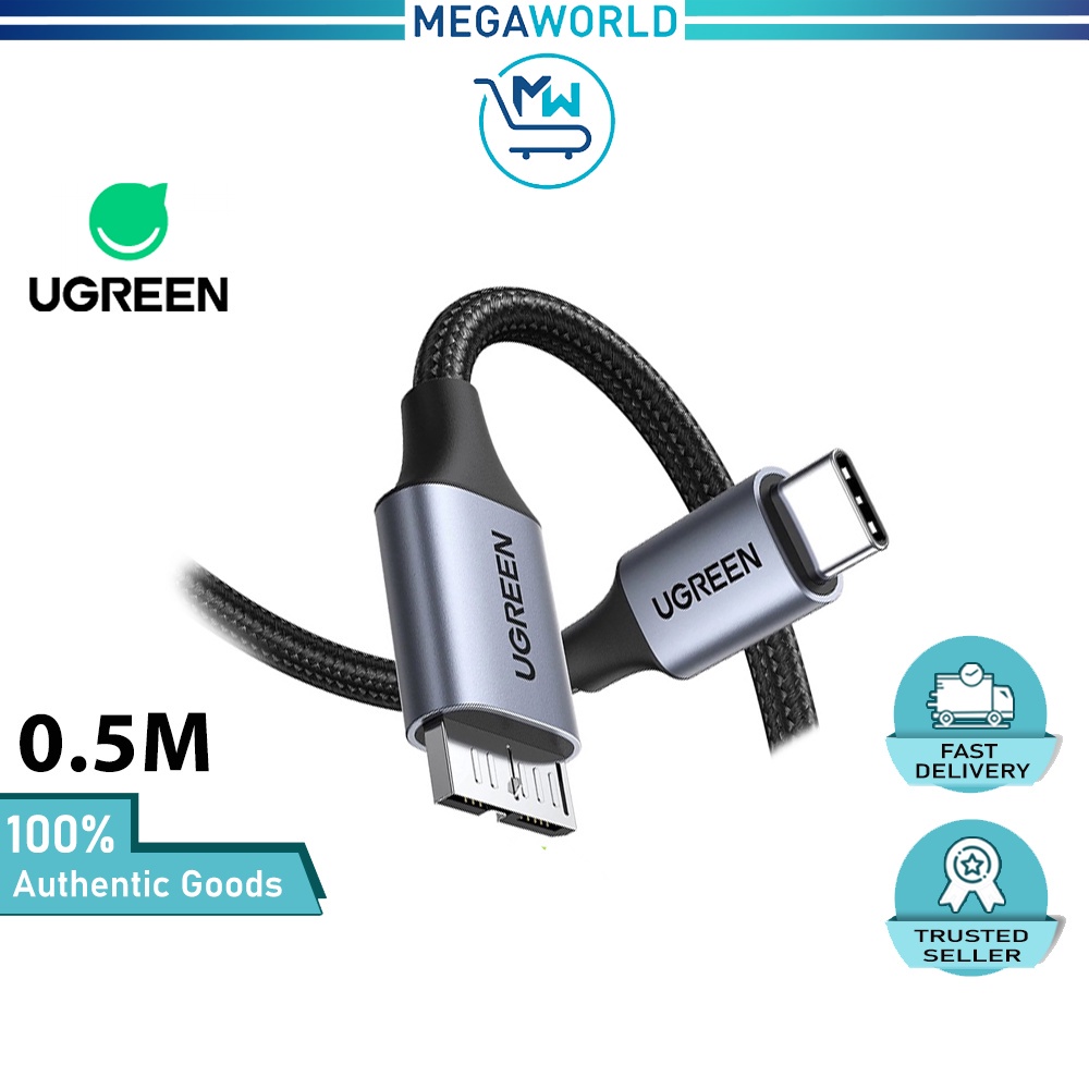 UGREEN Micro B to USB C Hard Drive Cables USB C to Micro B USB C to