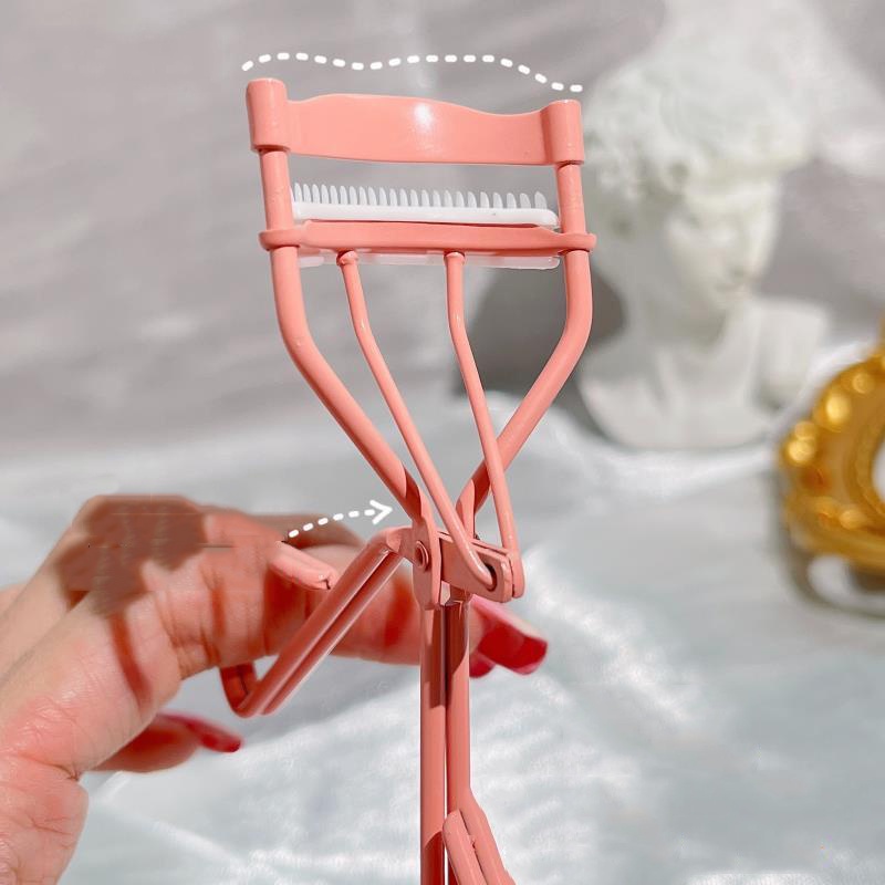 Workshop Heavy Comb Eyelash Curler Pink Clip Curl Becomes Warped Auxiliary Tool Styling Sunflower Beauty - Image 2