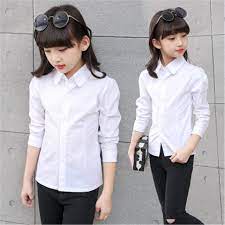 PUTIH KEMEJA Children's Tops/Plain White Shirts For Ages 4 5 6 7 8 9 10 Years