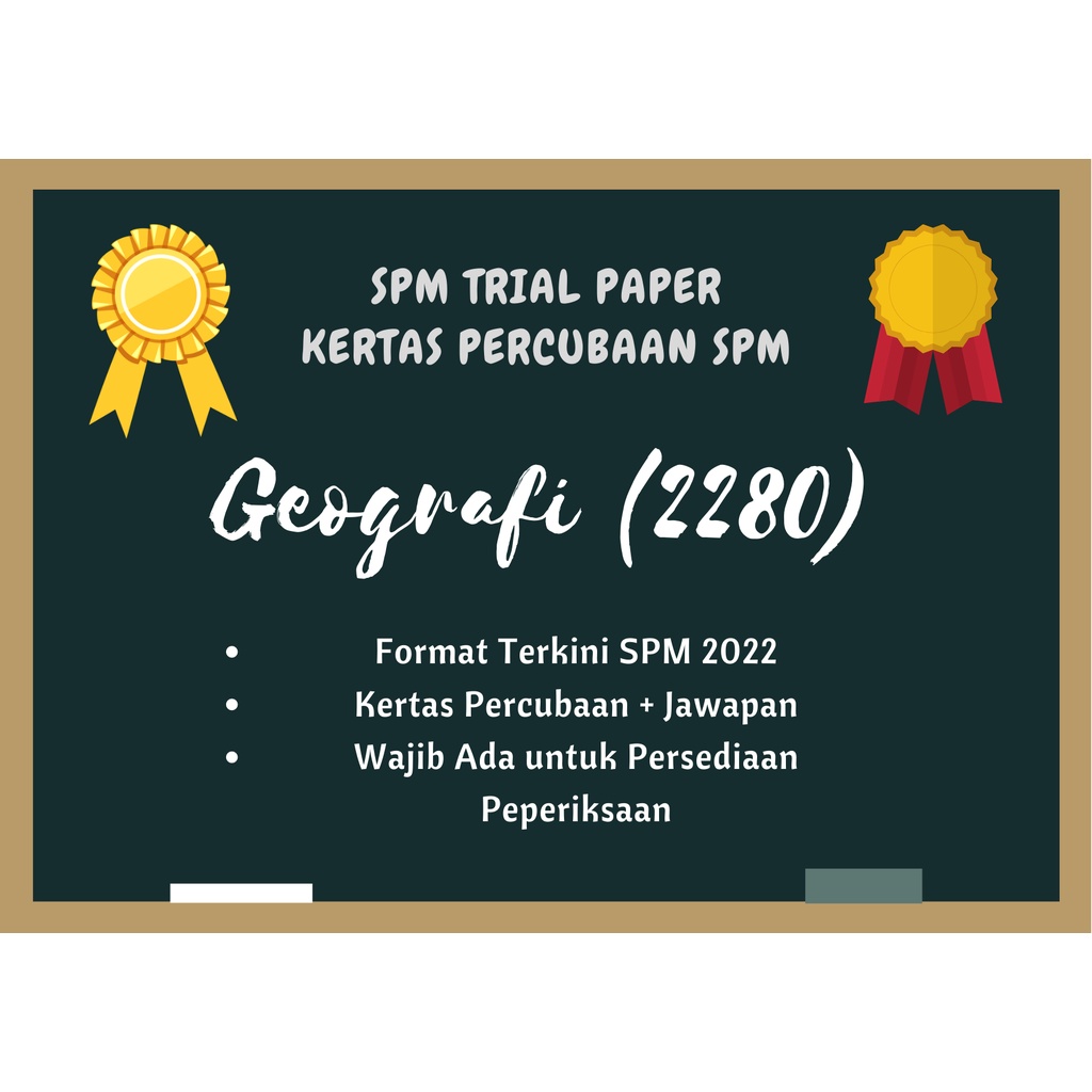 🔥🔥 2022/2023 SPM Geografi State E-Trial Percubaan Papers In PDF ...