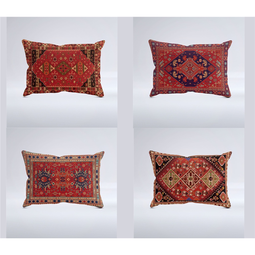 Brown Persian Pillow cases 50 × 30.60 × 40.Southeast Asia Ethnic decor Car sofa cushions covers.Bedding two-sided throw pillow cover.