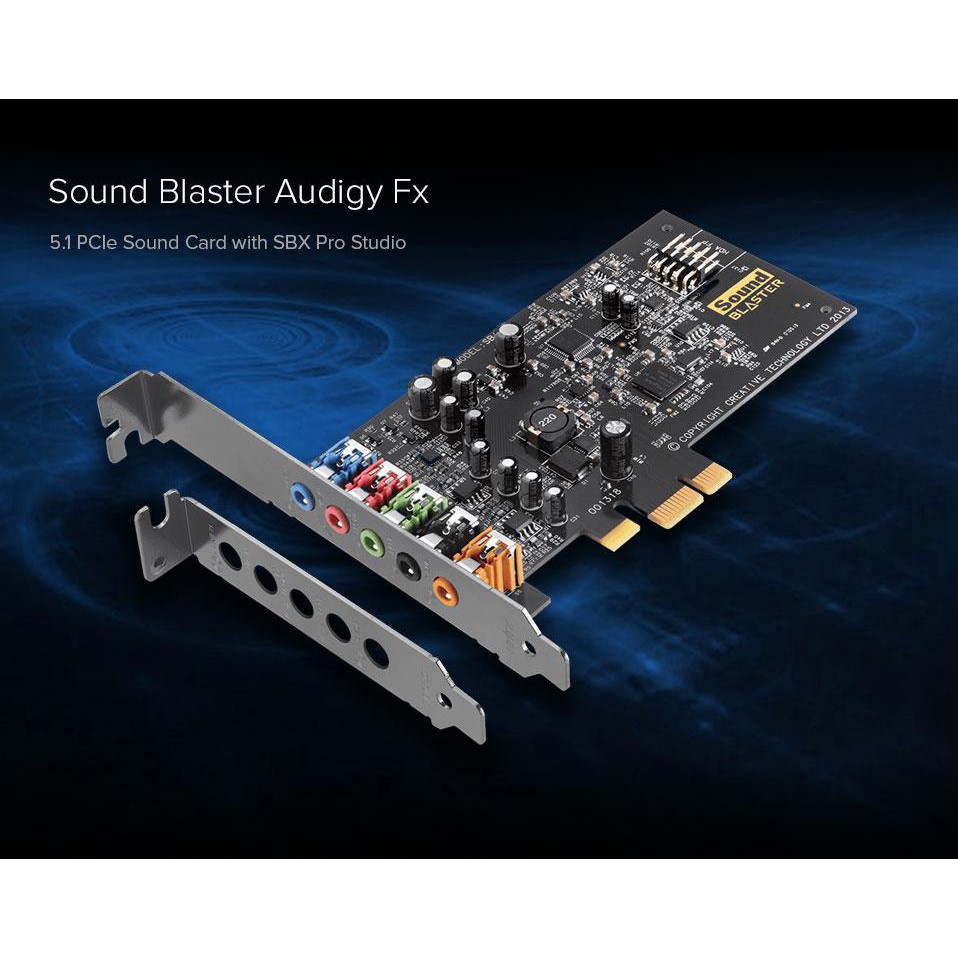 Creative Sound Blaster Audigy FX PCIE Sound Card | SB1570 | SBX Pro Studio   Channels | PCI-e x1 | Shopee Malaysia