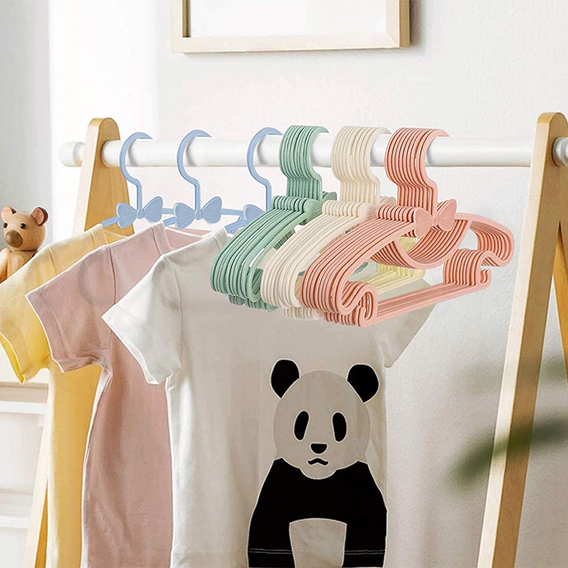 High Quality Anti Slip Baby Clothes Hanger Durable Multi Usage Infants Toddler Children Cloth Hanger Closet Organizer