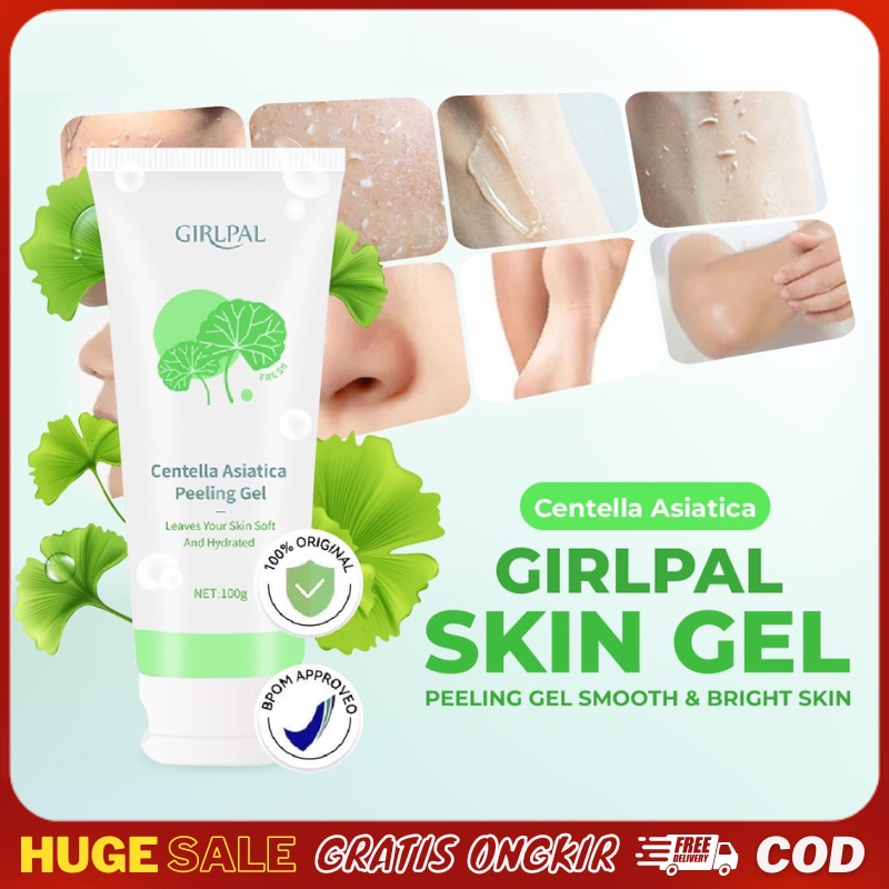 Girlpal Centella Asiatica Peeling Gel 100g Threshing Facial Brightening Shopee Malaysia