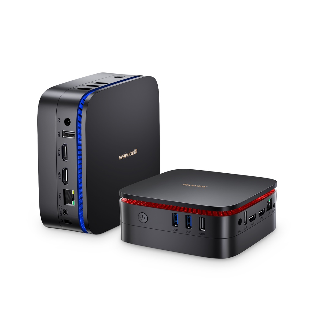 Blackview Mini PC MP60 Windows 11 Pro 16GB DDR4 RAM 512GB M.2 SSD, Mini