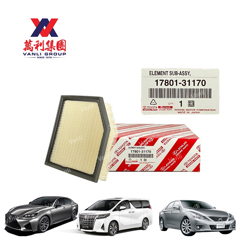 Toyota Air Filter for Toyota Alphard 3rd Generation AGH30 2.5CC 17801