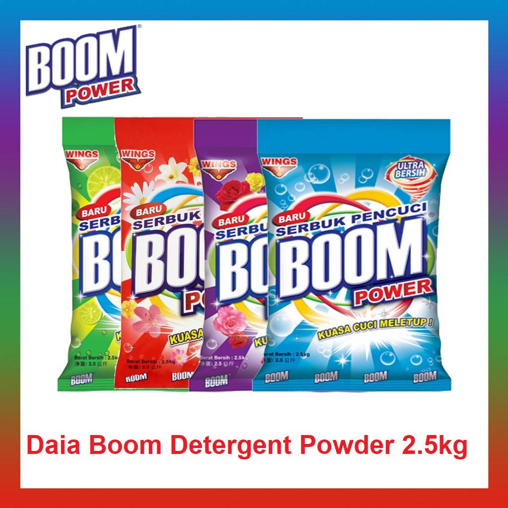 BOOM POWER DETERGENT POWDER FRESH 2.5KG Shopee Malaysia