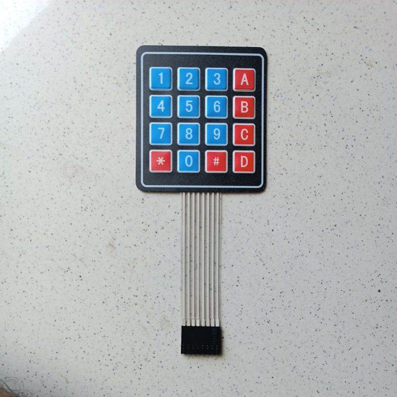 TOMBOL Keypad Pom Mini Membrane 4x4 Button Custom Model Digital arduino ...