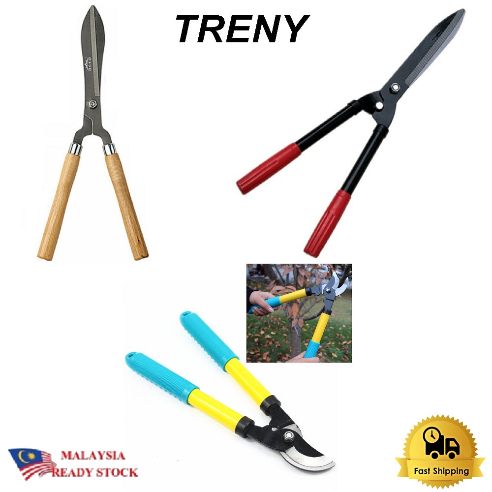 TRENY STRONG GARDEN HEDGE SHEARS / GRASS SHEAR / GRASS TRIMMER / GRASS