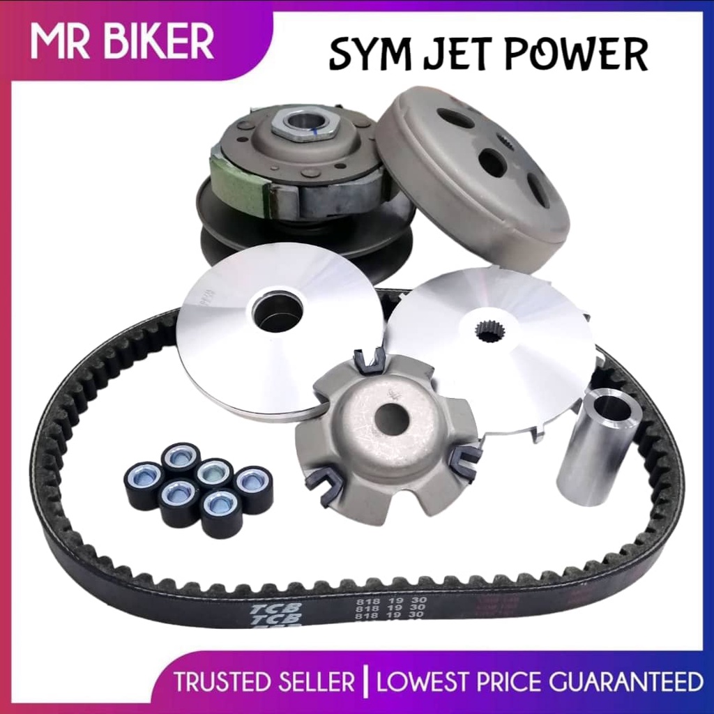 SYM JET POWER JET POWER125 Front Pulley Rear Pulley With V Belt Timing